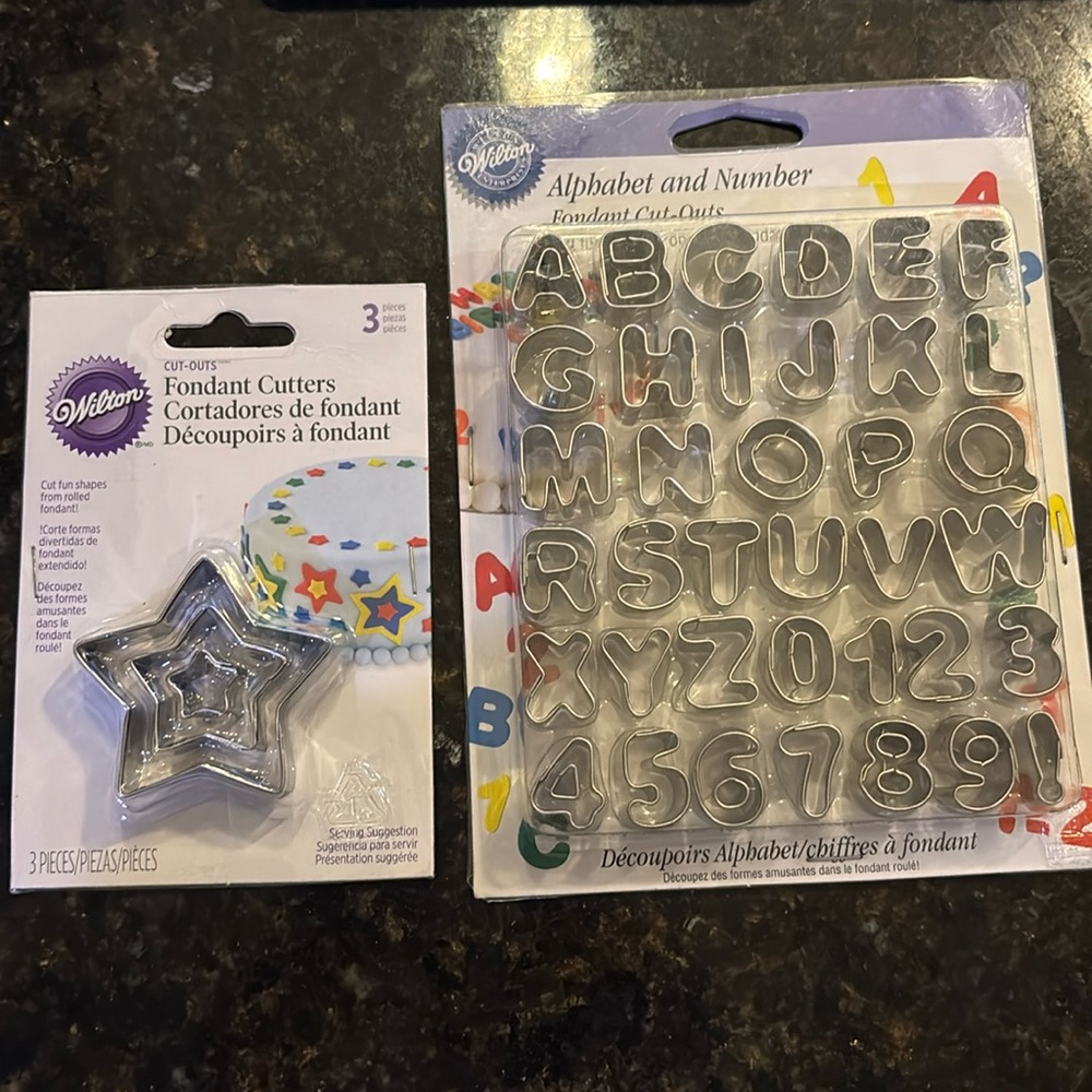 Wilton Fondant Cutters NIP
